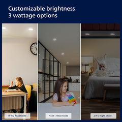 Philips Ultra Glow Dimmable 15-watt Round Ceiling Light (Pack of 4) (Natural White, B0DQ5QCX22)