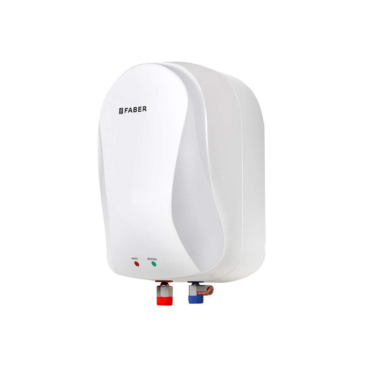 Faber Insta 1L/4.5kW Instant Water Heater | 1L Capacity, 8 Bar Working Pressure, ABS Body, SS 304 Tank, Power & Heating 