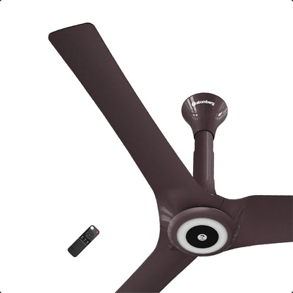 atomberg Aris Starlight BLDC Ceiling Fan 1200mm Best-in-class Air Delivery Smart IoT Remote Silent Operation LED Underlight | BEE 5star | 3 Year Warranty (Umber Brown)