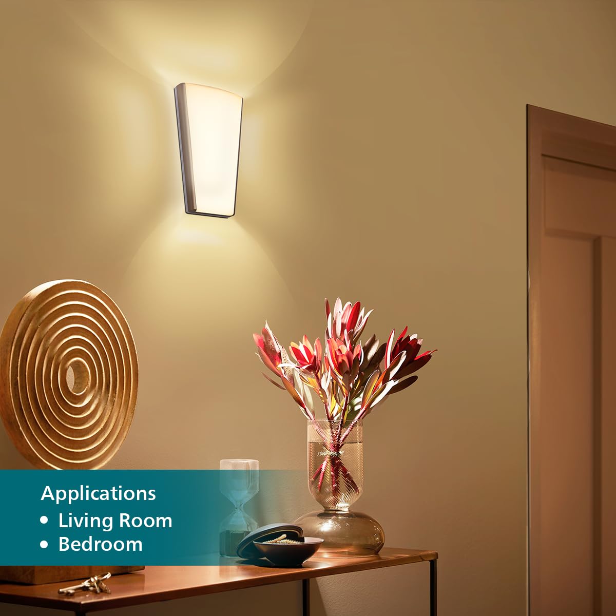 Philips 12W 3 Colours in 1 Decorative Wall Light (Tunable White, B0F2MZ6Q6S)