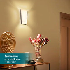 Philips 12W 3 Colours in 1 Decorative Wall Light (Tunable White, B0F2MZ6Q6S)