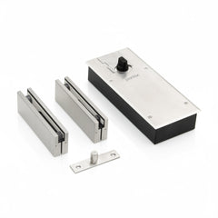 Plantex Floor Spring for Glass Door/Patch Lock/Patch Tap/Tuffen Glass Door Accessories - Pack of 1 (Matt, 90 kg)-1