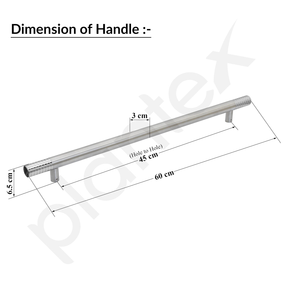 Plantex Heavy Duty Door Handle for Main Door/Pull Push Door Handle/24 inch Main Door Handle/Handle for Home/3 Years Warranty Pack of 1 (Satin)-2