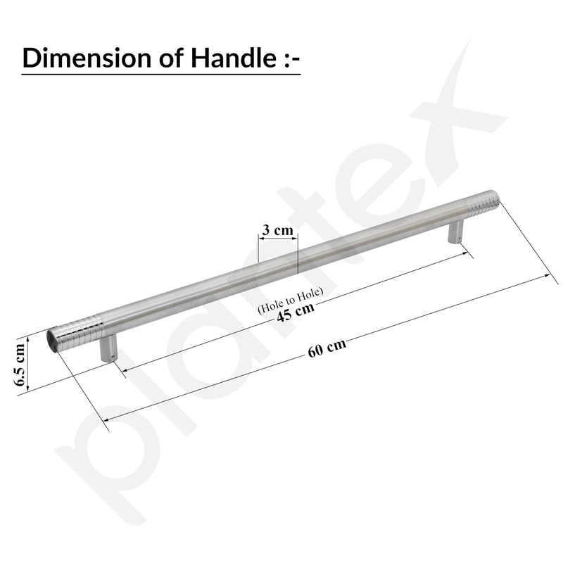 Plantex Heavy Duty Door Handle for Main Door/Pull Push Door Handle/24 inch Main Door Handle/Handle for Home/3 Years Warranty Pack of 1 (Satin)-2