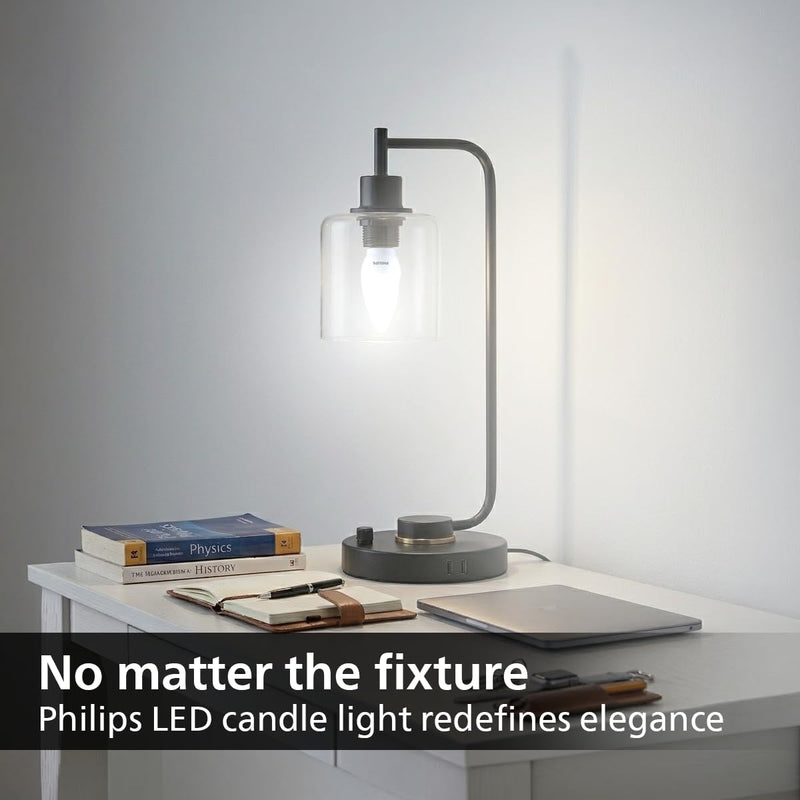 Philips LED Candle Bulb SceneSwitch 5W (White, B0HBBW28Z5)