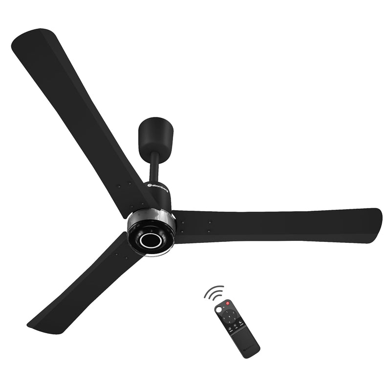 atomberg Renesa Elite 1200mm BLDC Ceiling Fan with Remote Control | BEE 5 star | High Air Delivery with Moonbeam LED Light | New Sleek Design | Newly Launched | 5 Year Warranty | Midnight Black