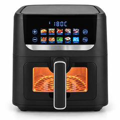 Faber 8.0L 1700W Digital Air Fryer | Fry, Bake, Roast | 85% Less Oil,360 hot air circulation | 10-Preset Menu, Touch Con