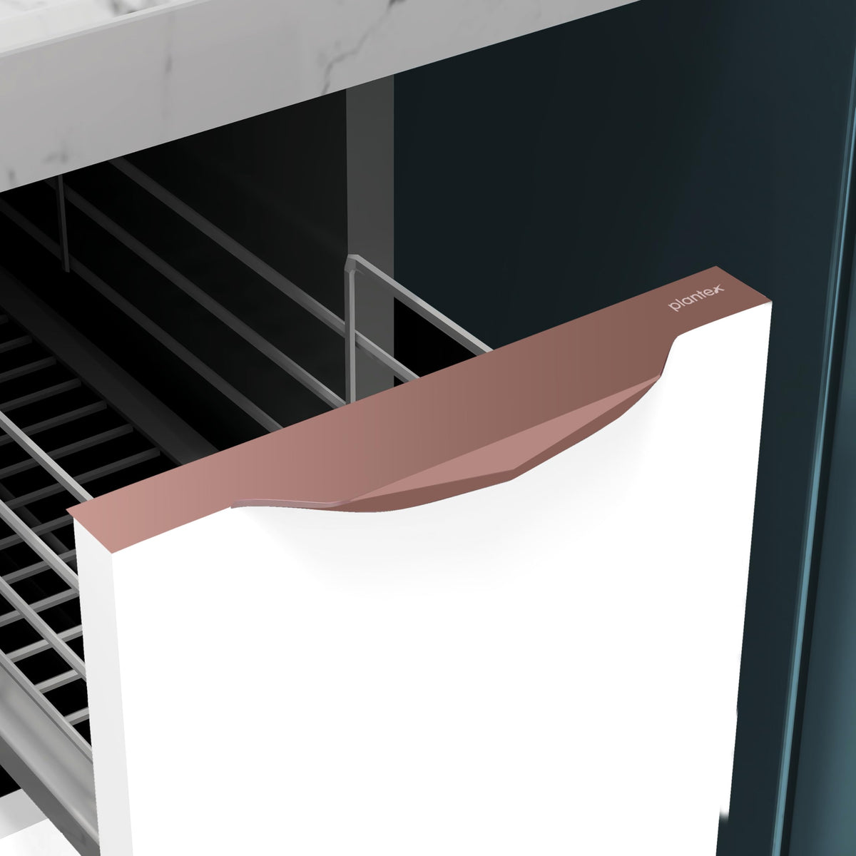 Plantex Profile Handle for Kitchen Cabinet/8 Inch Aluminium Drawer Profile Handle/Wardrobe Pull Handle for Home/Office/Hotel - Pack of 1 (Rose Gold) (Model APS-PF-1002)-1