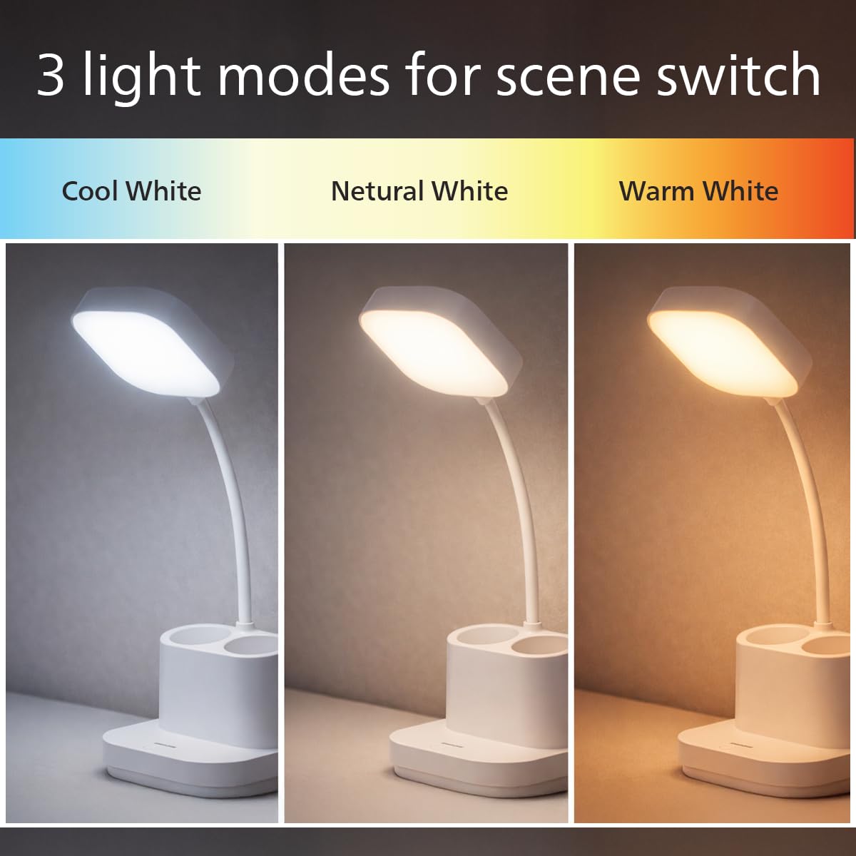Philips 5W CLARO White LED Desk Light
