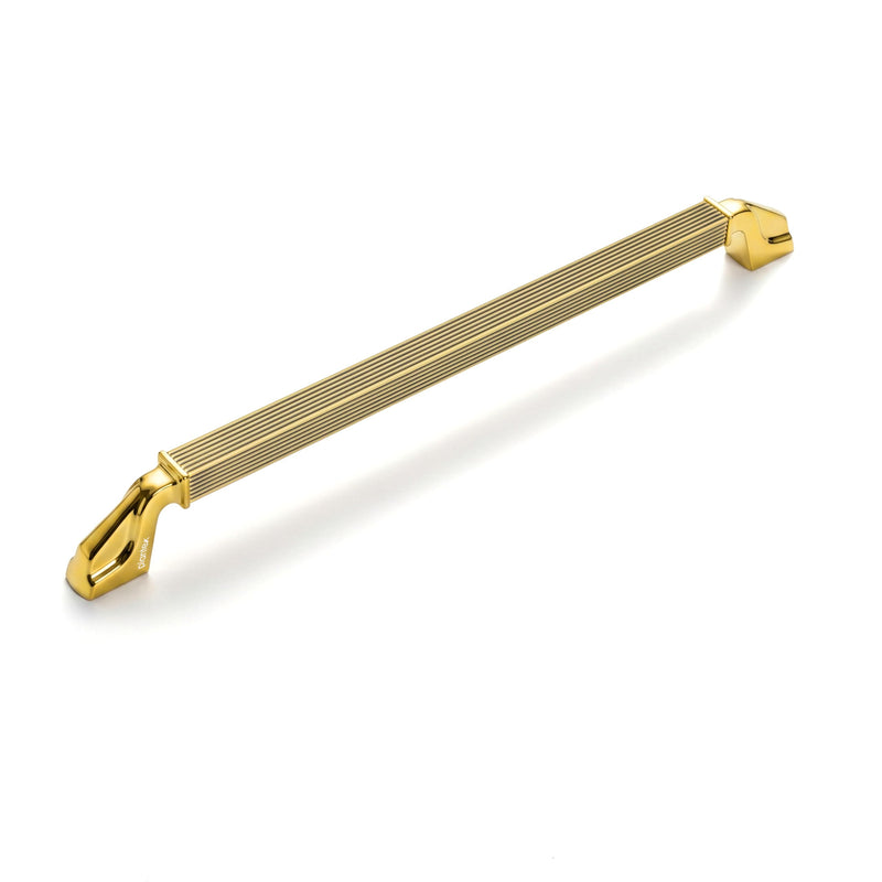 Plantex Aluminium Cabinet Handle/288mm Wardrobe Handle for Home/Cupboard Door Pull-Push Handles for Office - Pack of 1 (Brass Antique & Gold)-1