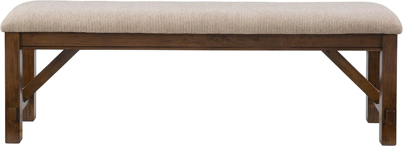 Solid Sheesham Rustic Wooden Bench for Garden | Indoor Seating | Living Room | Kitchen | Home | Bedroom 60" L x