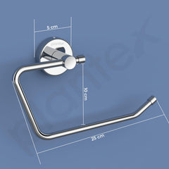 Plantex Stainless Steel Napkin Hanger for Washbasin/Towel Ring for Bathroom/Kitchen/Towel Hanger/Bathroom Accessories (Chrome)-3