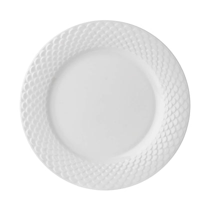 Clay Craft Basics Ripple Plain Small/Quarter Dinner Plate 4 Pcs