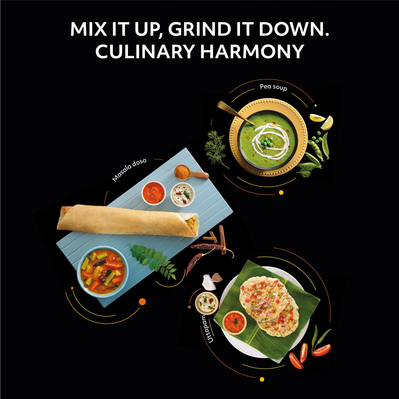 USHA Thunderbolt Pro 1000 Watts Copper Motor Mixer Grinder With 4 Jars|3 Heavy Gauge Food Grade Ss&1 Pc Transparent Break-Resistant Blender Jar With Fruit Filter|2 Yr Product&5Yrs Motor Warranty(Red)