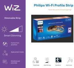 Philips Smart Wi-Fi Profile Strip Dimmable (55W) compatable with Alexa (B0F3JNMDBY)