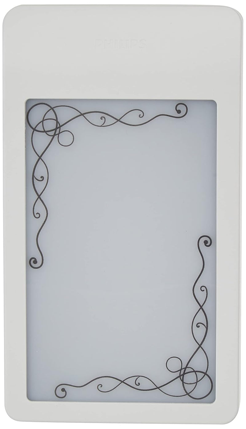 Philips 10W Decorative Wall Light/Wall Lamp (White, B0BNNPM22D)