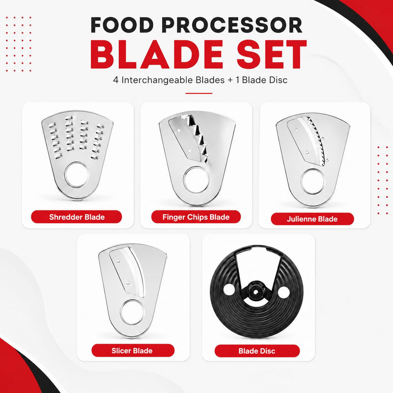 RIO 4G Food Processor Attachment with Coconut Scraper | Compatible with Sujata Mixer Grinder