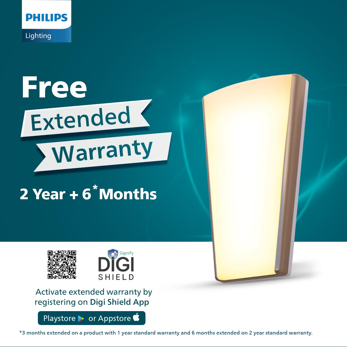 Philips 12W 3 Colours in 1 Decorative Wall Light (Tunable White, B0F2MZ6Q6S)