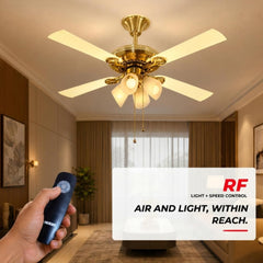 USHA Fontana Lotus 1230mm Ceiling Fan with Decorative Lights-4