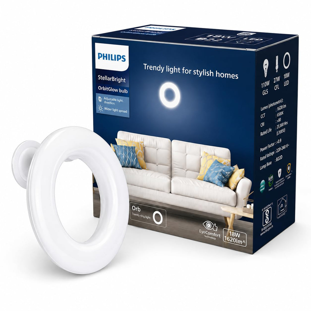 Philips 18W B22 LED O - Bulb