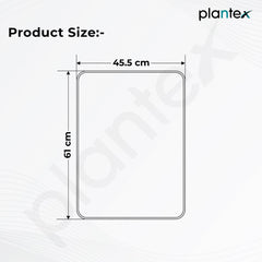 Plantex Aluminium Frame Mirror for Wall/Rectangle Wall Mount Mirror for Bedroom/Dressing Room/Living Room/Entryway - (18x24 Inch-Black)-3
