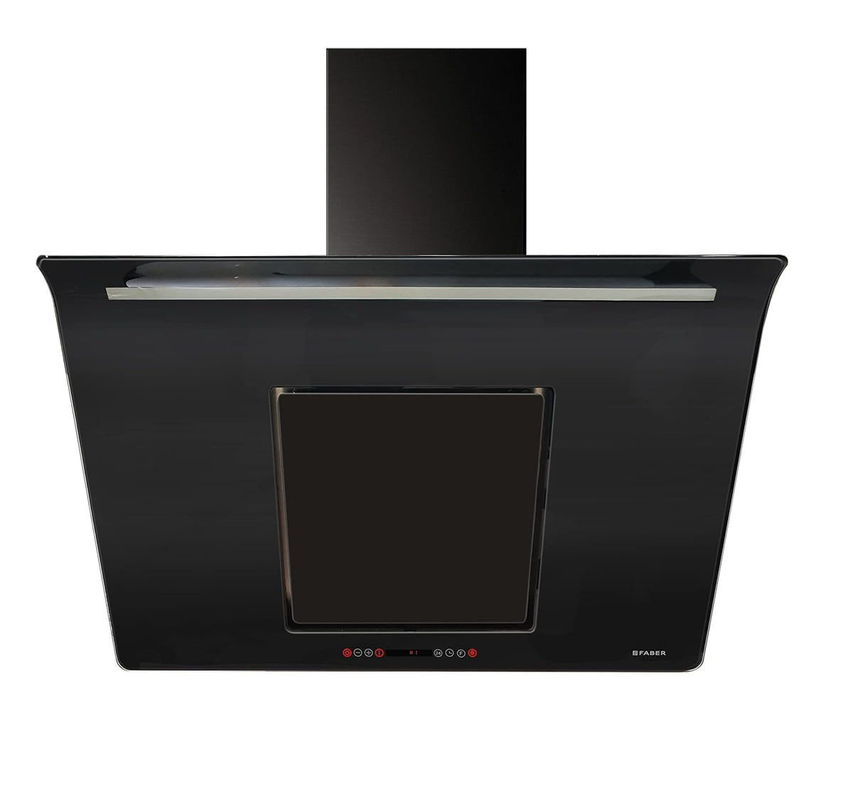Faber 1000m3/hr Wall Mounted chimney (HOOD CURVY PLUS BK TC LTW 90, Black), Free 1 Year Extended warranty