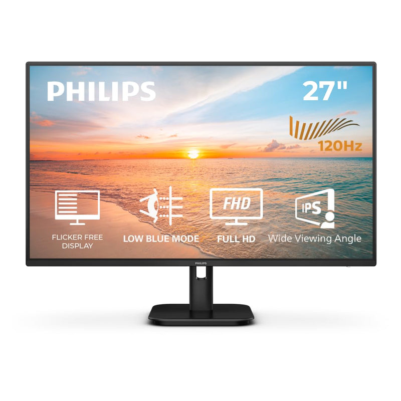 Philips 27E1N1100D/94 27" Full HD IPS Monitor, 1ms Response Time, 100Hz Refresh Rate, LowBlue Mode