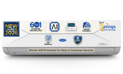 Carrier 2 Ton 3 Star Wi-Fi Smart Flexicool Inverter Split AC (Copper, Convertible 6-in-1 with Wi-Fi with Geo-Fencing,Smart Energy Display, 2026 (CAI24EE3R36W0/W1))-1