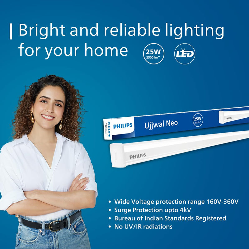Philips 25 W LED Tubelight (Pack of 4)