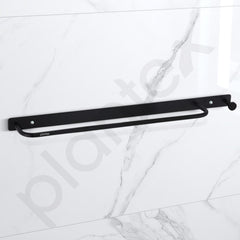 Plantex Towel Holder for Bathroom/Stainless Steel 24 inch Towel Rod/Towel Bar/Towel Hanger/Bathroom Accessories -Pack of 1 (Black)-6