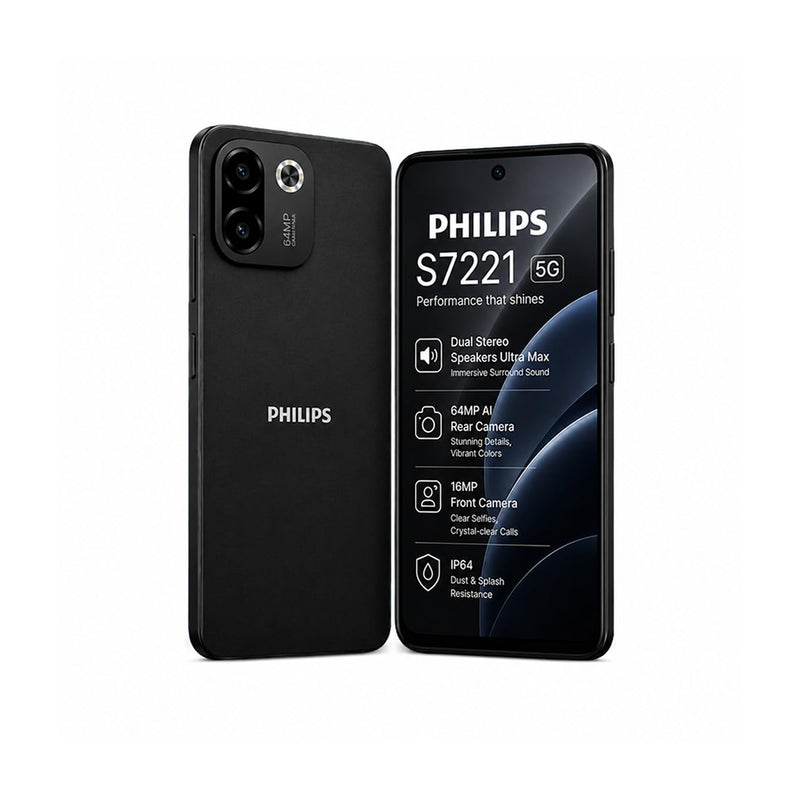 Philips S7221 5G Smartphone (Black)