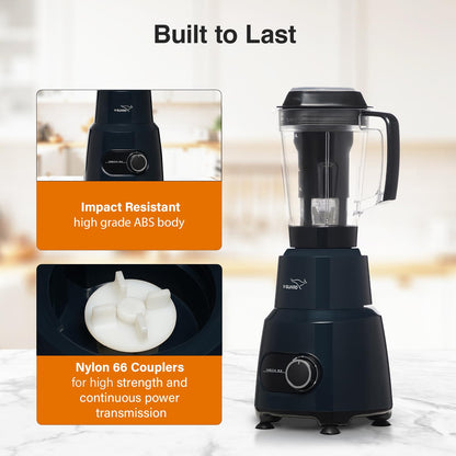 V-Guard Precia NX Juicer Mixer Grinder 750 W (New Launch) | 3-Year Motor Coverage | 4 Versatile Jars | Juicer, Large, Medium & Small | Compact ABS Body | SS Rust-Resistant Blades