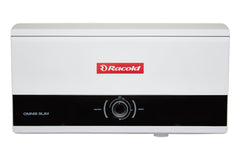 Racold Omnis Slim 15L Horizontal Energy Efficient Storage Water Heater (Geyser) With Free Standard Installation & Pipes |Italian Design| Shower Ready Indicator | Suitable For High Rise Buildings
