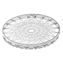 Dynore Stainless Steel Mini Tandoor/Grill Jali/LPG Gas Saver Jali For Kitchen