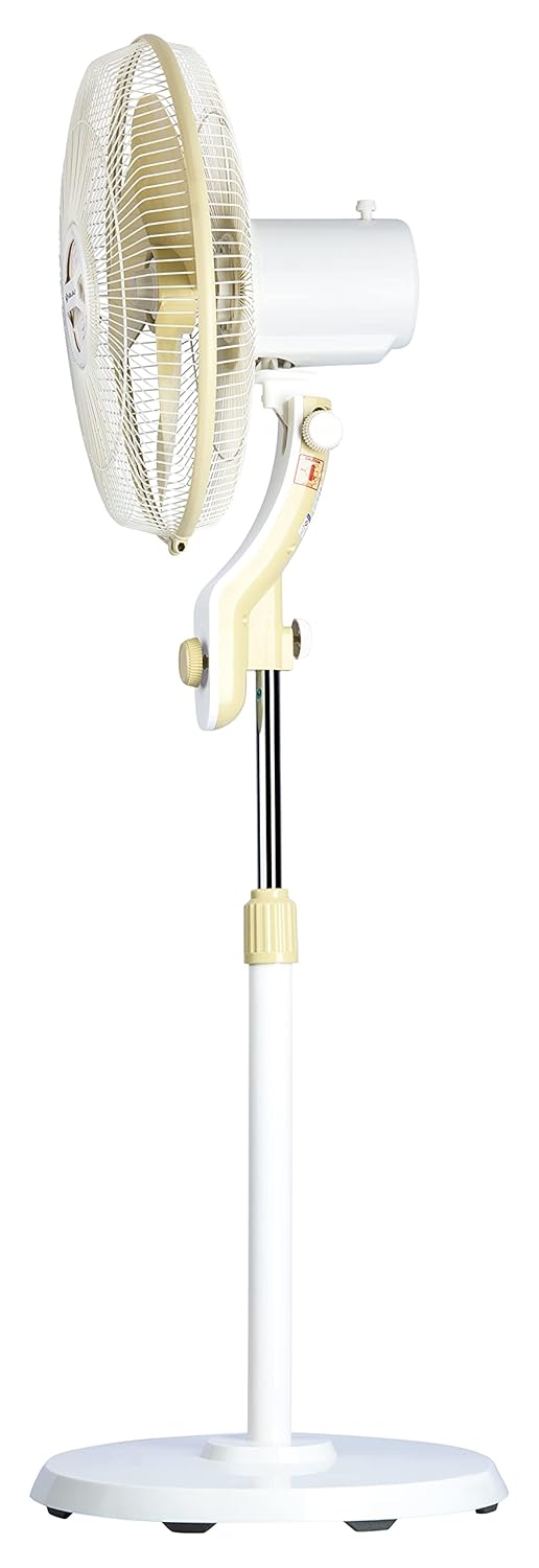 Bajaj Veloce 400 MM Pedestal Fan For Home | Air Freshener Pocket | 100% Copper Motor | High Air Delivery | 2 Yrs Warranty 【Champagne Fizz】