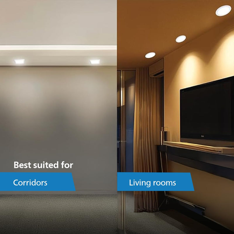 Philips 15W Round LED Ceiling Light (Warm White, B0F2N6MZBB)