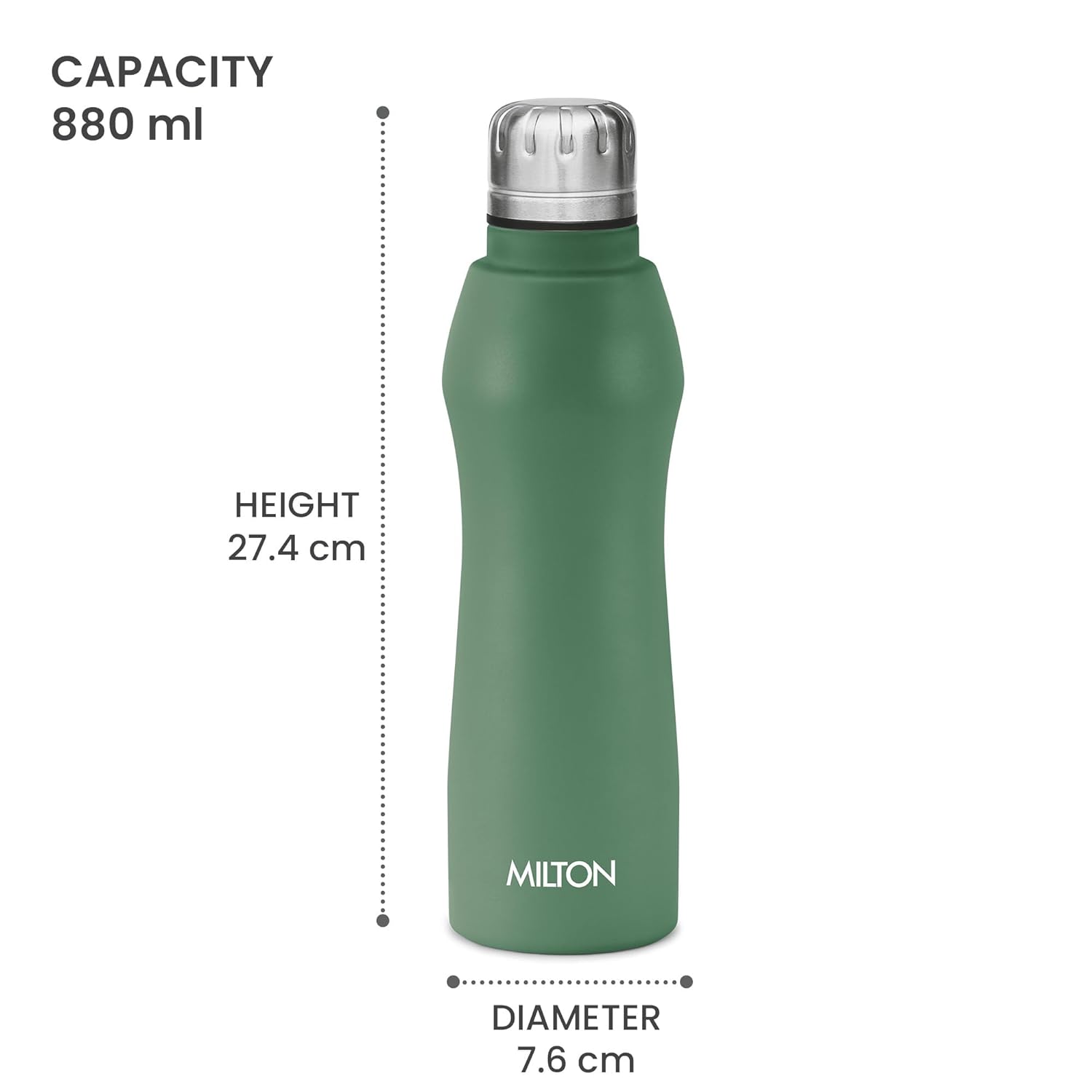 Personalized Elate Stainless Steel Bottle (Milton)