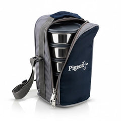 Pigeon Vibe Stainless Steel Lunch Box | SS Tiffin Box with Leak-Proof Airtight Lid