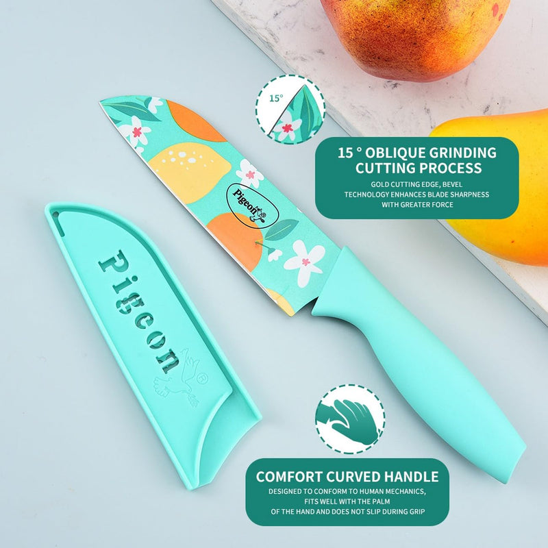 Pigeon by Stovekraft Edge Flora Stainless Steel Kitchen Knife