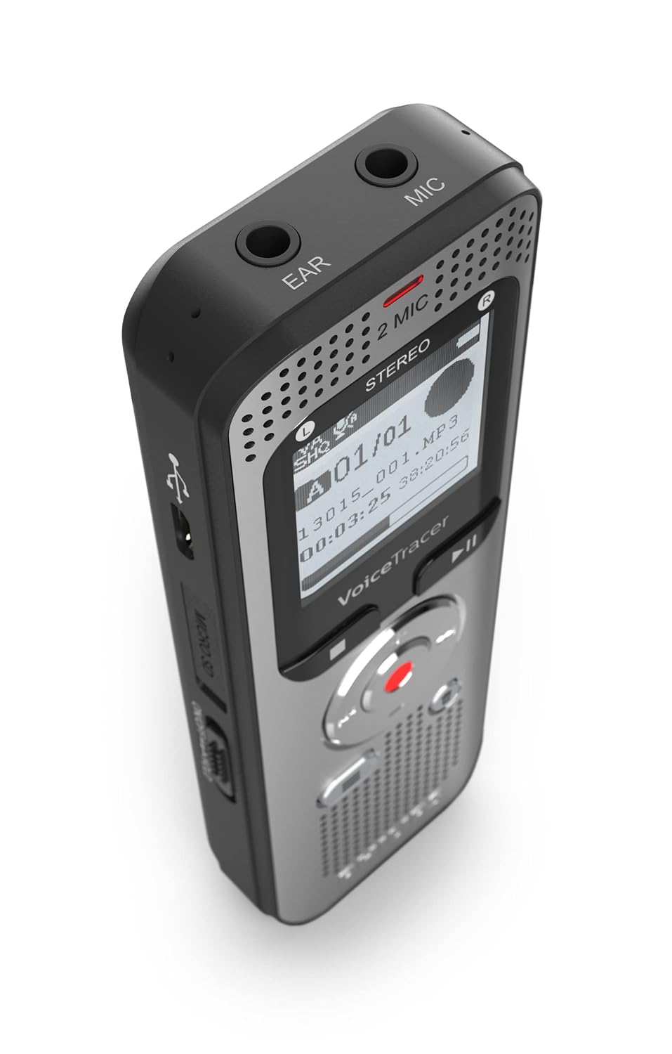 Philips DVT2015 VoiceTracer Audio Recorder, Stereo, MP3, 8 GB, Including Speech-to Text Sembly Trial