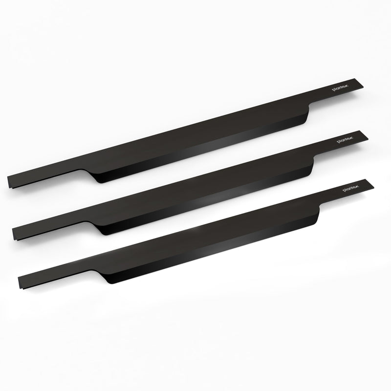 Plantex Profile Handle for Kitchen Cabinet/20 Inch Aluminium Drawer Profile Handle/Wardrobe Pull Handle for Home/Office/Hotel - Pack of 3 (Black) (Model APS-PF-1004)-1