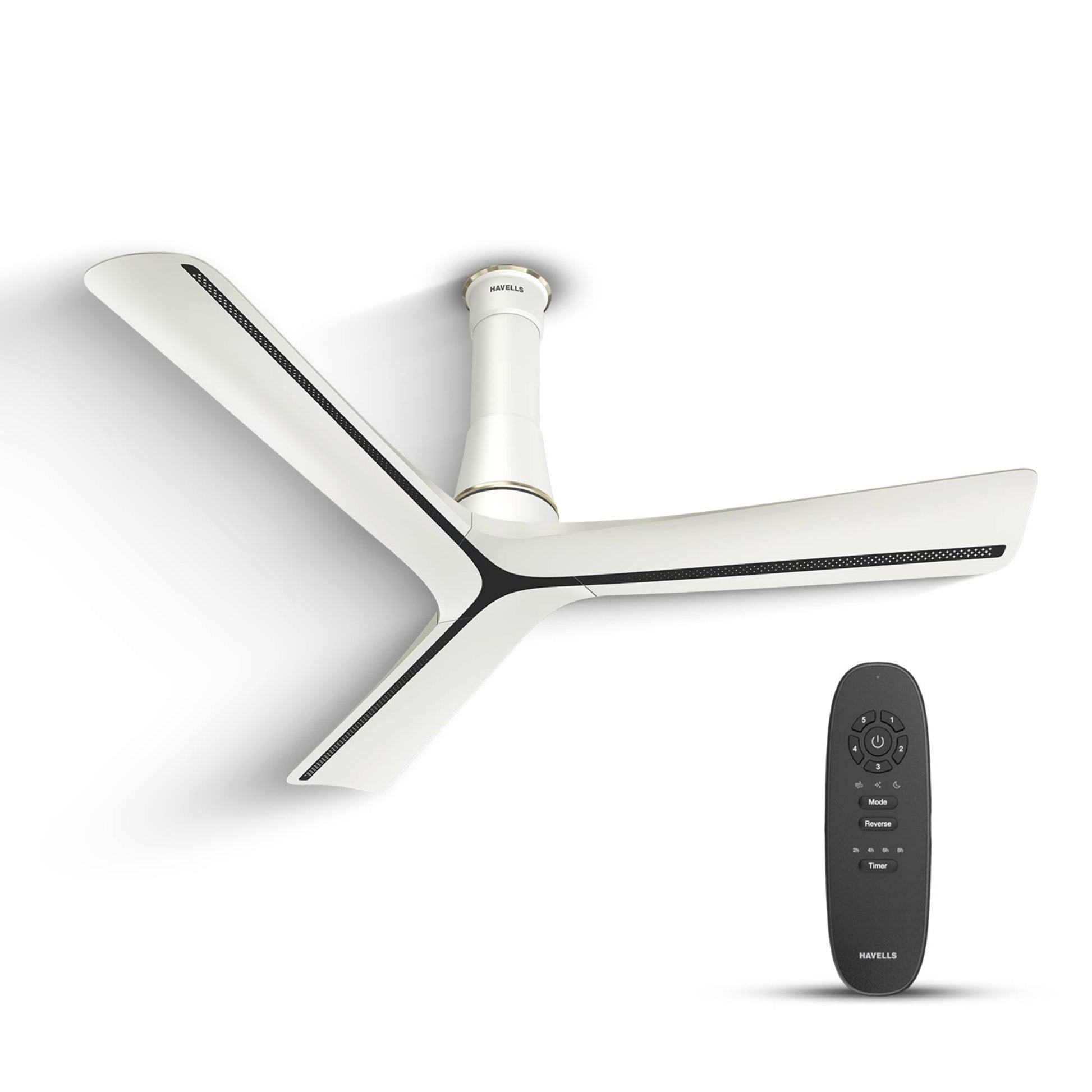 Havells Inveno LX 1200 mm BLDC Ceiling Fan|ABS Aerodyanamic Blades|Telescopic Canopy|Timer, Breeze,Sleep,MOP Modes|Reverse Feature|100% Copper Wire Motor|Free Installation|2 Year Warranty(Matt Slate)