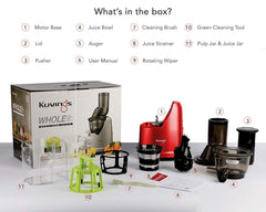 Kuvings B1700 Dark Red Professional Cold Press Whole Slow Juicer, Patented JMCS Technology for 10% More Juice, All-in-1 Fruit & Vegetable Juicer machine for home, 240W Strong Motor, PAN India Services