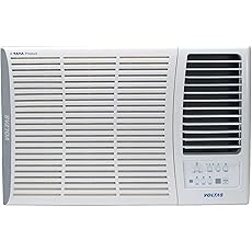 Voltas 1.5 Ton 3 Star, Turbo Mode Window AC (Copper Condenser, Anti-Rust Coating, Anti-Freeze Thermostat, WAC 183 Vectra pearl Window Fixed sp, White)