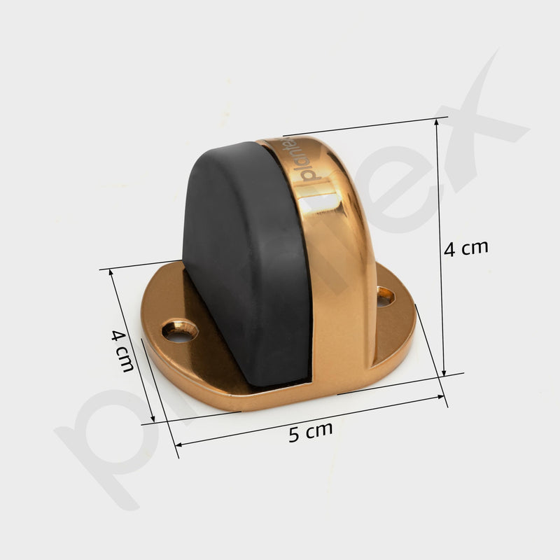 Plantex Premium Floor Mounted Door Buffer/Sound Dampening Rubber Buffer for Bed Room/Living Room/Kitchen/Bathroom Door/Stops for Door Pack of 1 (Rose Gold)-3