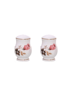 Clay Craft Fine Ceramic Floral Gold Line Design Dinner Set 40 Pieces, (MW-182), for Family of 6, Dinner Set Ceramic, Crockery Set, Dining Set for Dinner, Plates and Bowls Set, Crockery Set for Gift
