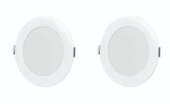 Philips Ujjwal 15W Round Recessed Downlighter (Cool Day Light White) - 140MM Cut Out Pack of 2 (15WRCDL2)