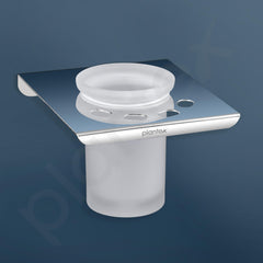 Plantex Tumbler Holder for Bathroom/Stainless Steel Toothbrush Holder/Toothpaste Holder/Bathroom Accessories - (Chrome)-6