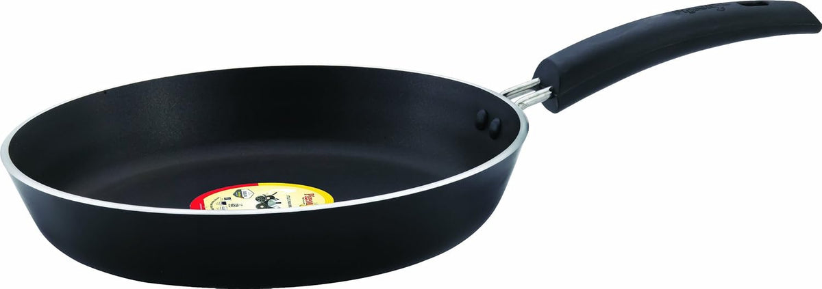 Pigeon by Stovekraft Non-Stick Aluminium Fry Pan (Black, 26cm)