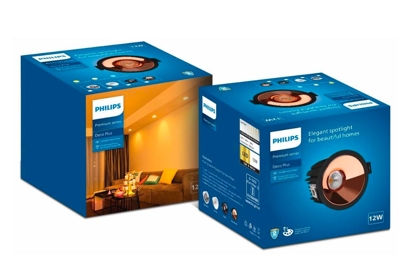 Philips 12W Deco Plus LED COB (Silver, B0F63HNK5Y)